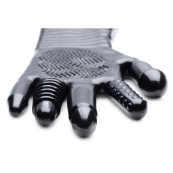 Master Series Gant Long Texturé Pleasure Fister Noir